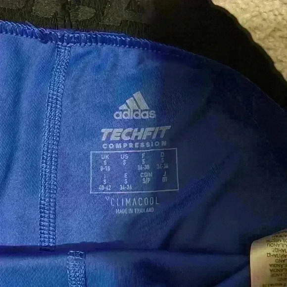 Blue and black adidas climcool leggings size small‎ - Picture 5 of 7